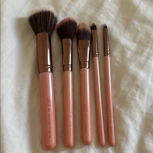 Luxie Pink Makeup Brush Set of 5